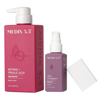 Support + Firm Duo | Retinol + Ferulic Acid Body Cream, 20% Vitamin F Serum