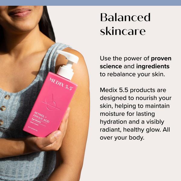 Medix 5.5 Support + Firm Duo | Retinol + Ferulic Acid Body Cream, 20% Vitamin F Serum #7