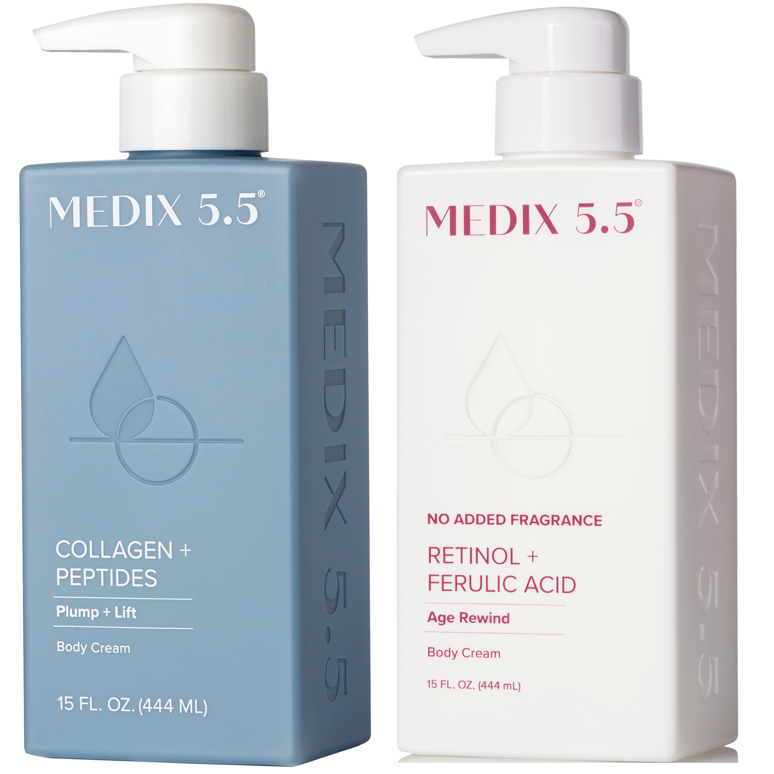 Medix 5.5 Plump + Firm Duo | Collagen Body Cream, Fragrance Free Retinol + Ferulic Acid Body Cream #1