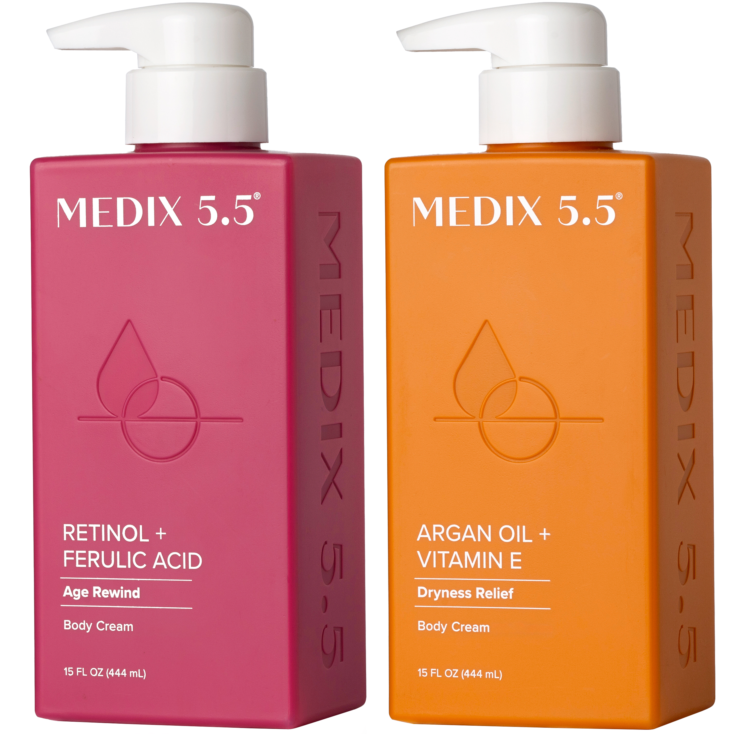 Medix 5.5 Firm + Replenish Duo | Retinol + Ferulic Acid Body Cream, Argan Oil + Vitamin E Body Cream #1
