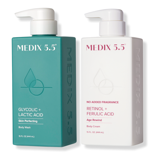 Medix 5.5 - Firm + Smooth Duo | Glycolic Body Wash, Fragrance Free