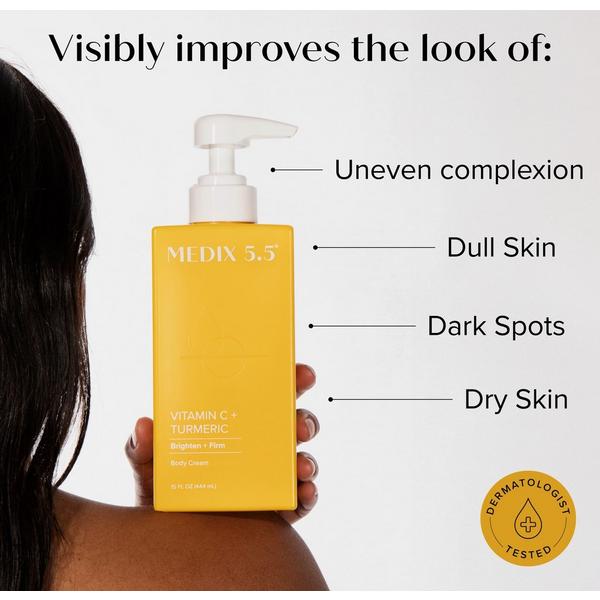 Medix 5.5 Support + Glow Duo | Vitamin C + Turmeric Body Cream, 20% Vitamin F Serum #5