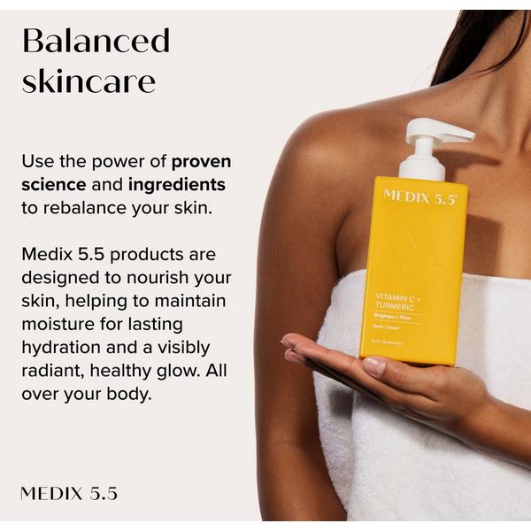 Medix 5.5 Support + Glow Duo | Vitamin C + Turmeric Body Cream, 20% Vitamin F Serum #7