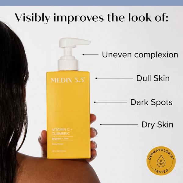 Medix 5.5 Revive + Glow Duo | Vitamin C + Niacinamide Body Wash, Vitamin C + Turmeric Body Cream #7