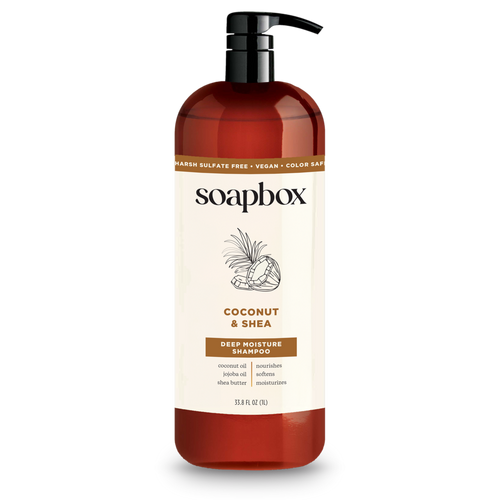 クオリアBody Soap Organic Shampoo Treatment Soapbox - 33.8 oz Coconut & Shea Deep Moisture Shampoo | Ulta Beauty