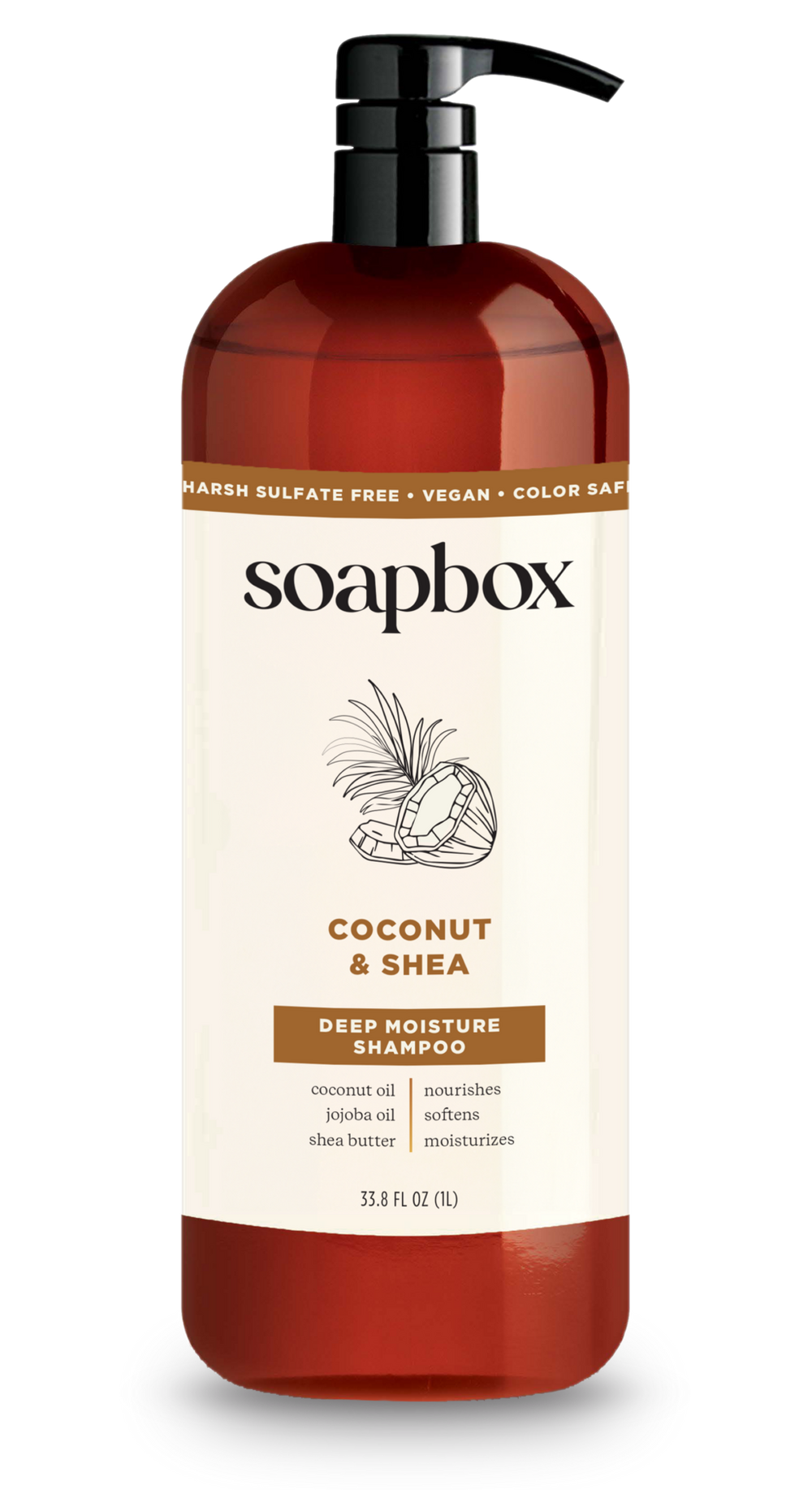 Soapbox Coconut & Shea Deep Moisture Shampoo - oz