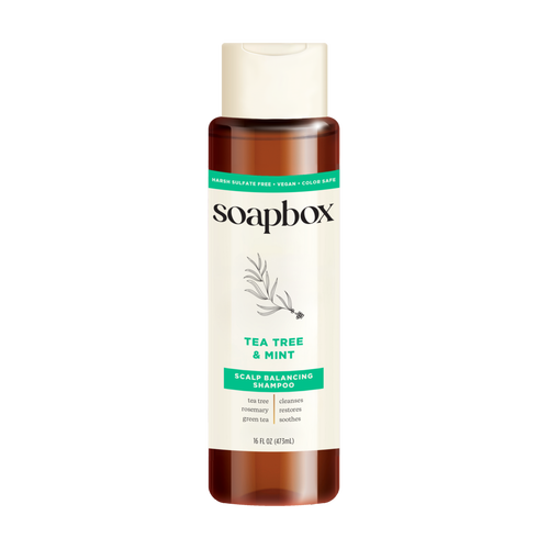 Soapbox - 16 oz Tea Tree & Mint Scalp Balancing Shampoo | Ulta Beauty