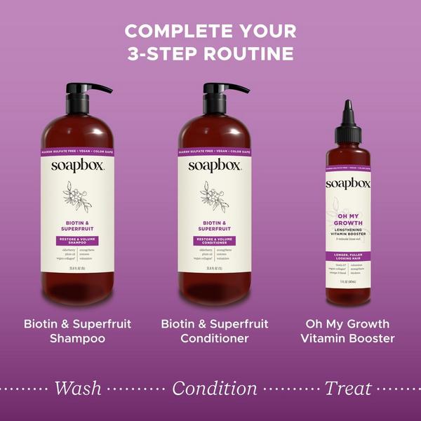 Soapbox Biotin & Superfruit Volumizing Shampoo #7