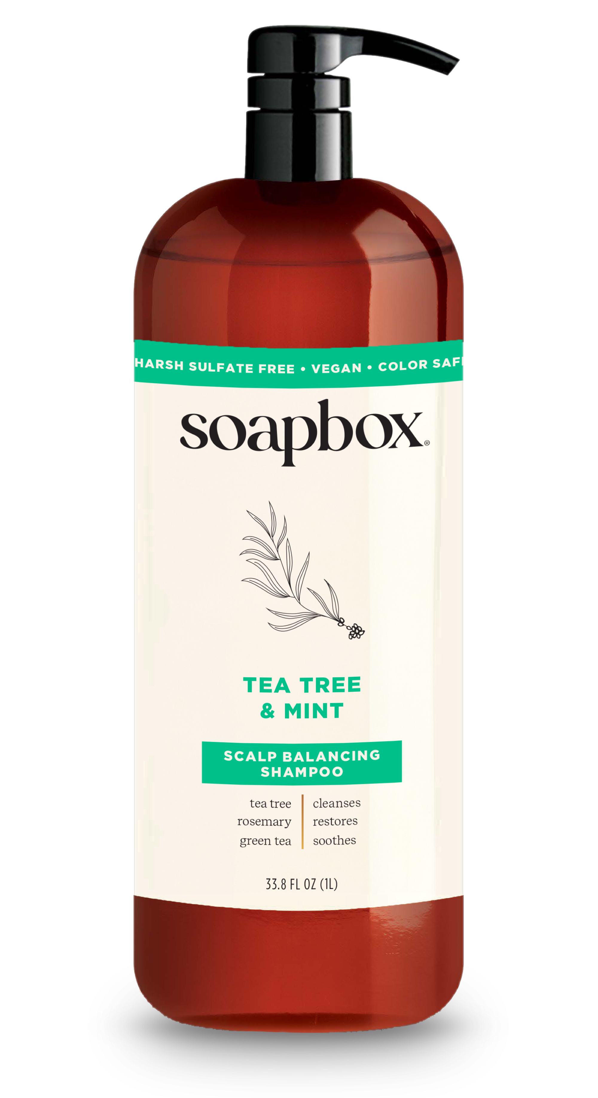 Soapbox Tea Tree & Mint Scalp Balancing Shampoo #1