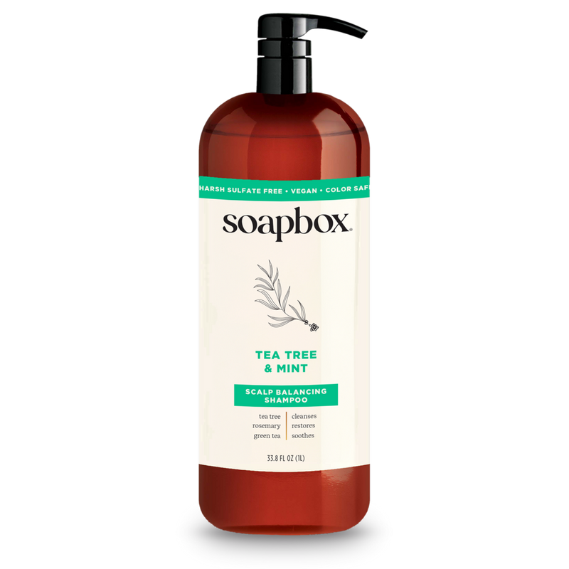 Soapbox - 33.8 oz Tea Tree & Mint Scalp Balancing Shampoo | Ulta