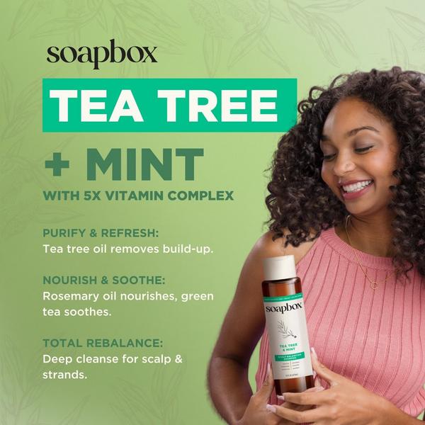 Soapbox Tea Tree & Mint Scalp Balancing Shampoo #4