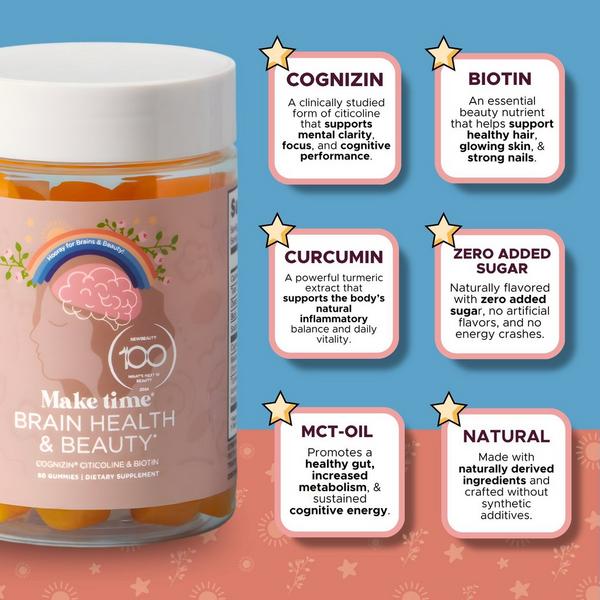 Make Time Wellness Make Time Brain & Beauty Gummies #2