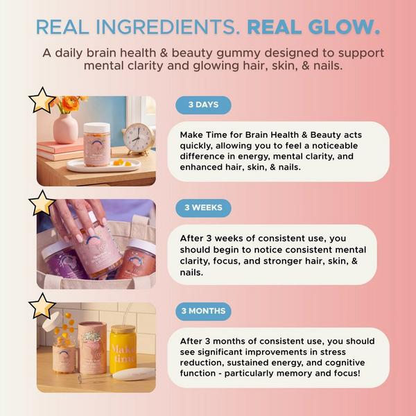 Make Time Wellness Make Time Brain & Beauty Gummies #4