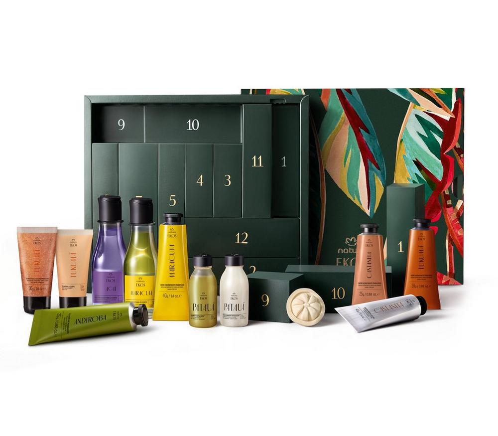 Natura Tropical Holiday Advent Calendar Set In Multi