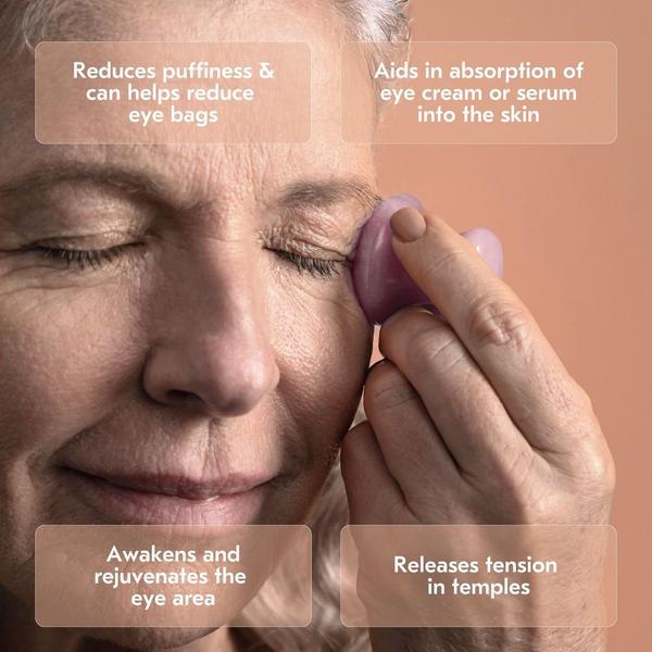 Mount Lai The Rose Quartz Eye Massage Tool #4