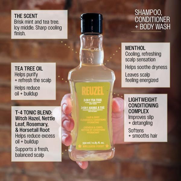 REUZEL 3-in-1 Tea Tree Shampoo #5