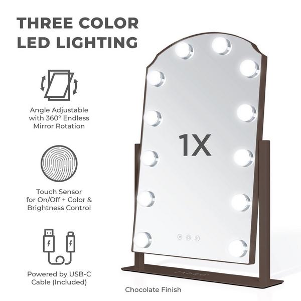 Zadro Scalloped Edge Hollywood LED Vanity Mirror #2