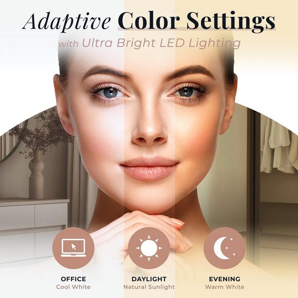 Zadro Scalloped Edge Hollywood LED Vanity Mirror #7