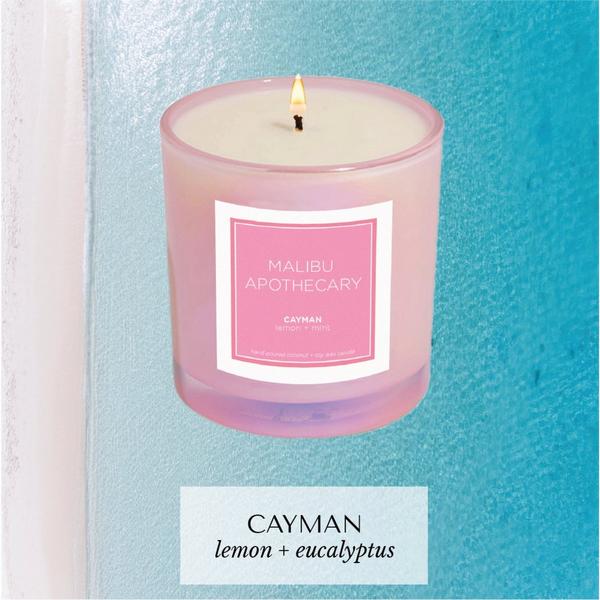 Malibu Apothecary Iridescent Pink Candle #2