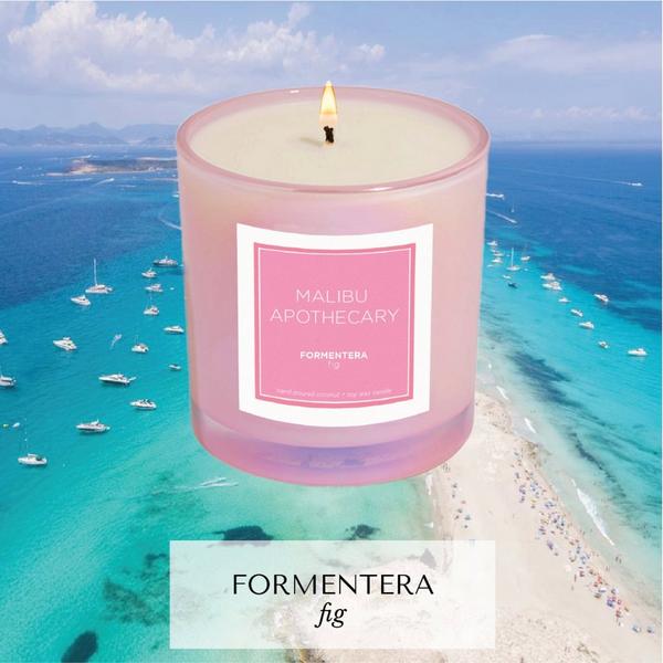 Malibu Apothecary Iridescent Pink Candle #2