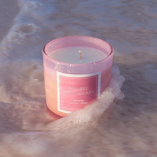 Malibu Apothecary Iridescent Pink Candle #5
