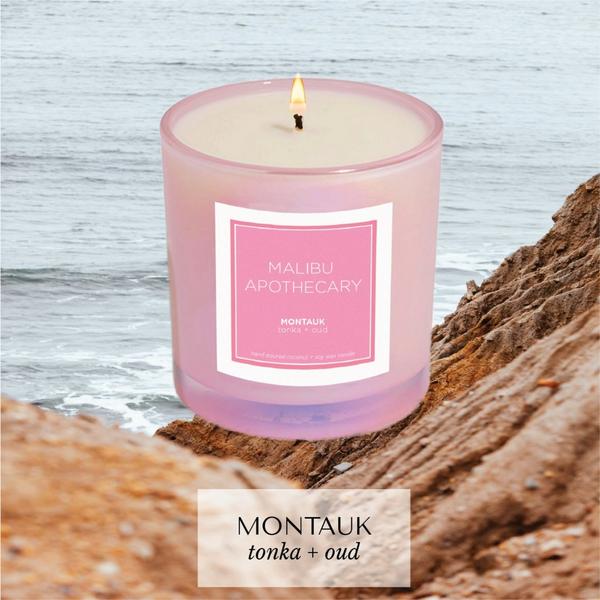 Malibu Apothecary Iridescent Pink Candle #2
