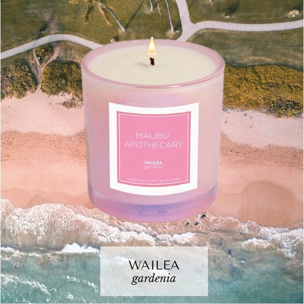 Malibu Apothecary Iridescent Pink Candle #2