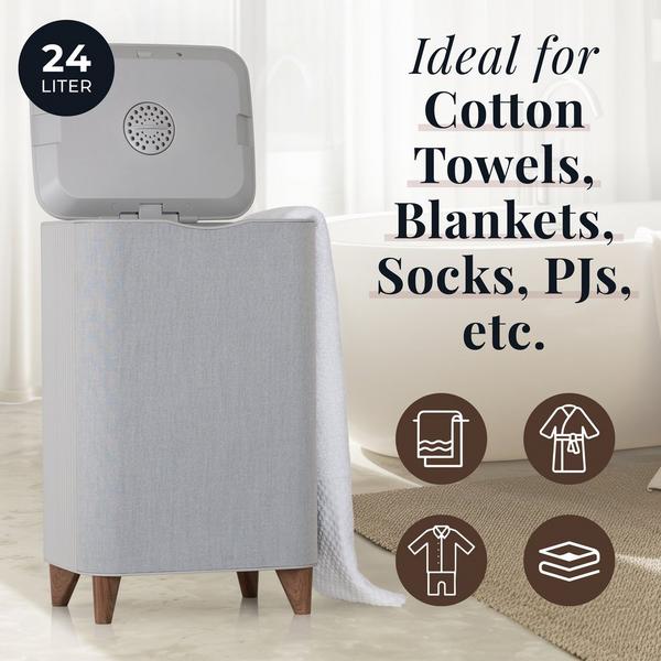 Zadro Fabric-Wrapped Modern Lux Towel Warmer #4