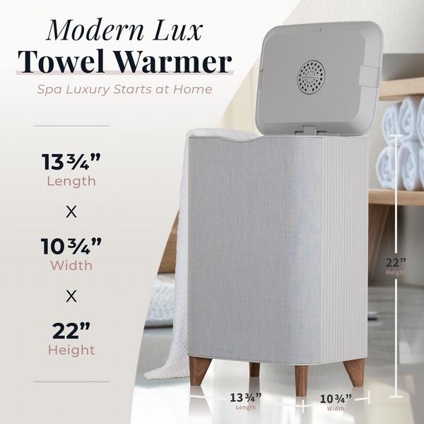 Zadro Fabric-Wrapped Modern Lux Towel Warmer #6