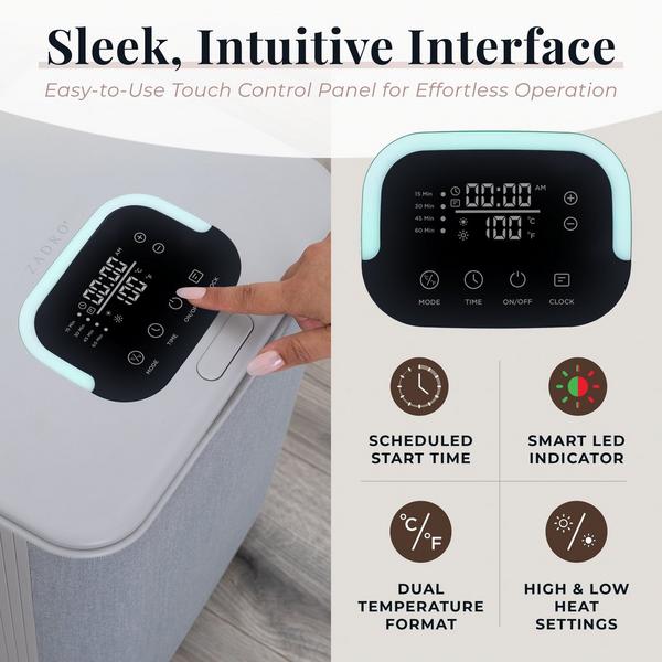 Zadro Fabric-Wrapped Modern Lux Towel Warmer #7