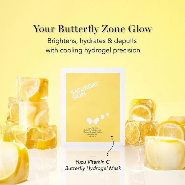 Saturday Skin Yuzu Vitamin C Butterfly Hydrogel Mask #3