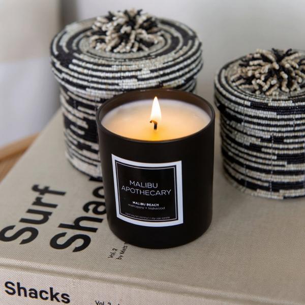 Malibu Apothecary Matte Black Candle #5