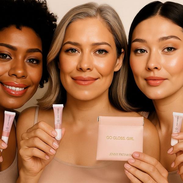 Jenny Patinkin Go Gloss, Girl Lip Gloss Set | Sheer Nude Shimmer Glosses (Set of 3) #5