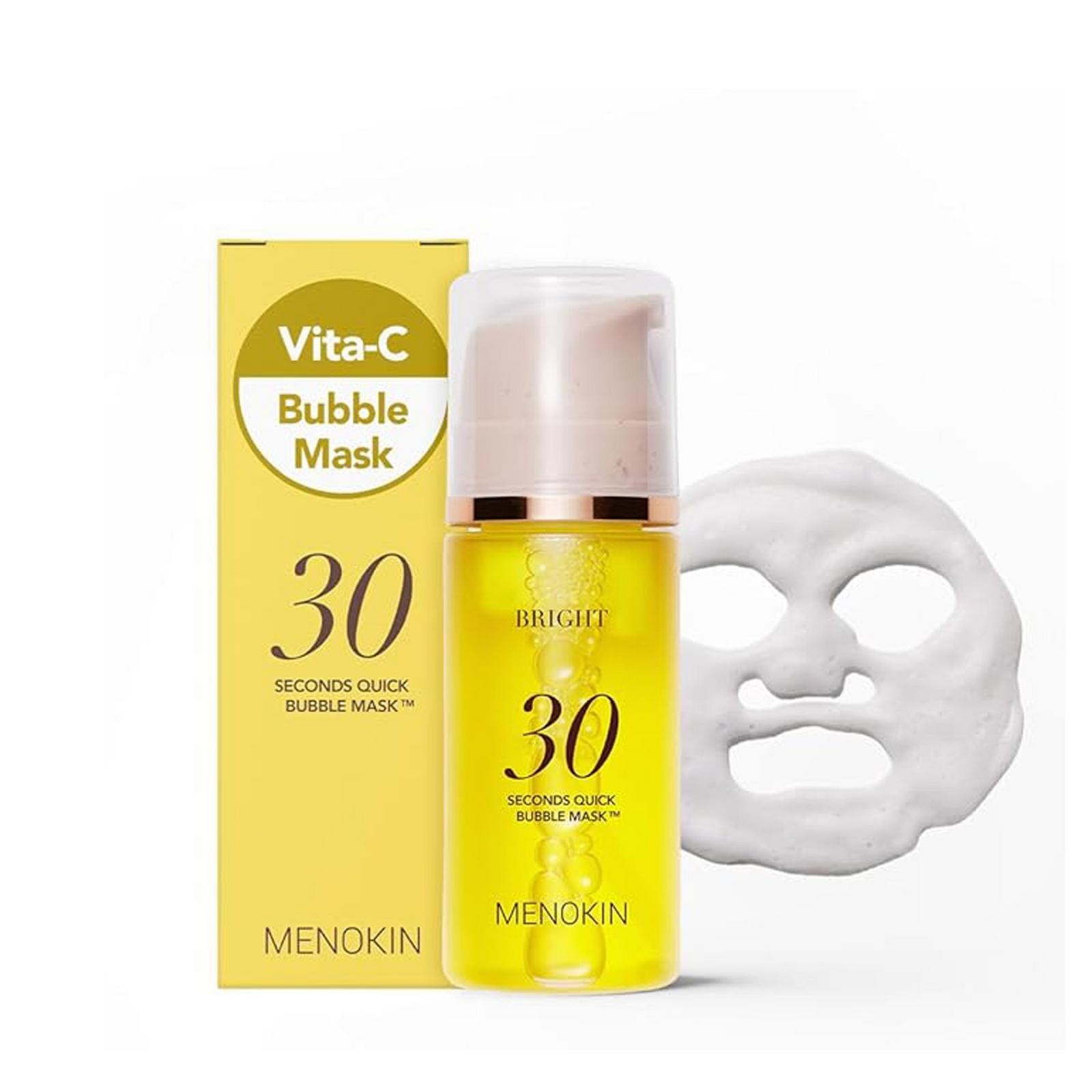 just glow glutathione 30 Seconds Quick Bubble Mask Bright