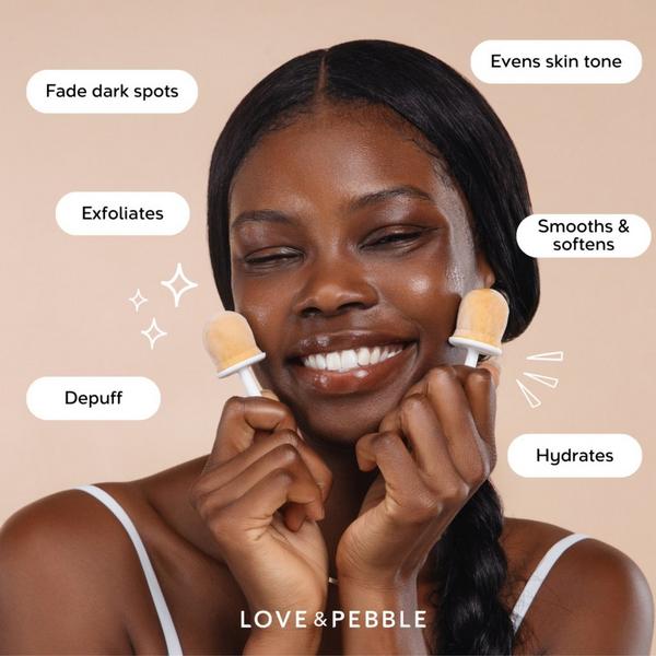 Love & Pebble Glow Enzyme Frozen Face Mask Kit #3