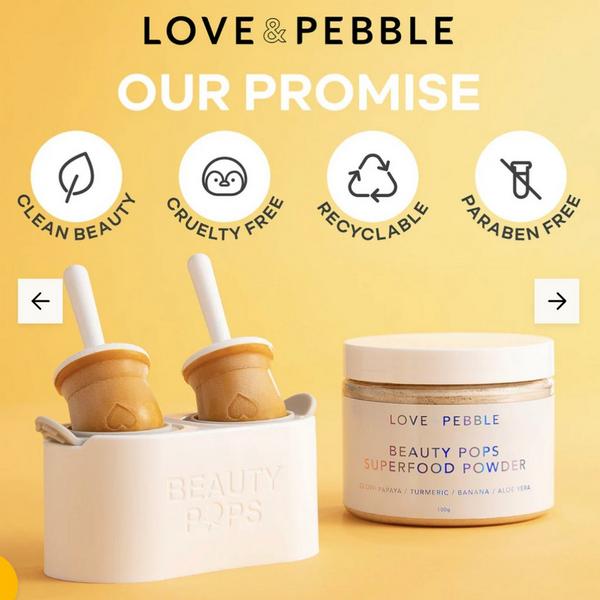 Love & Pebble Glow Enzyme Frozen Face Mask Kit #7