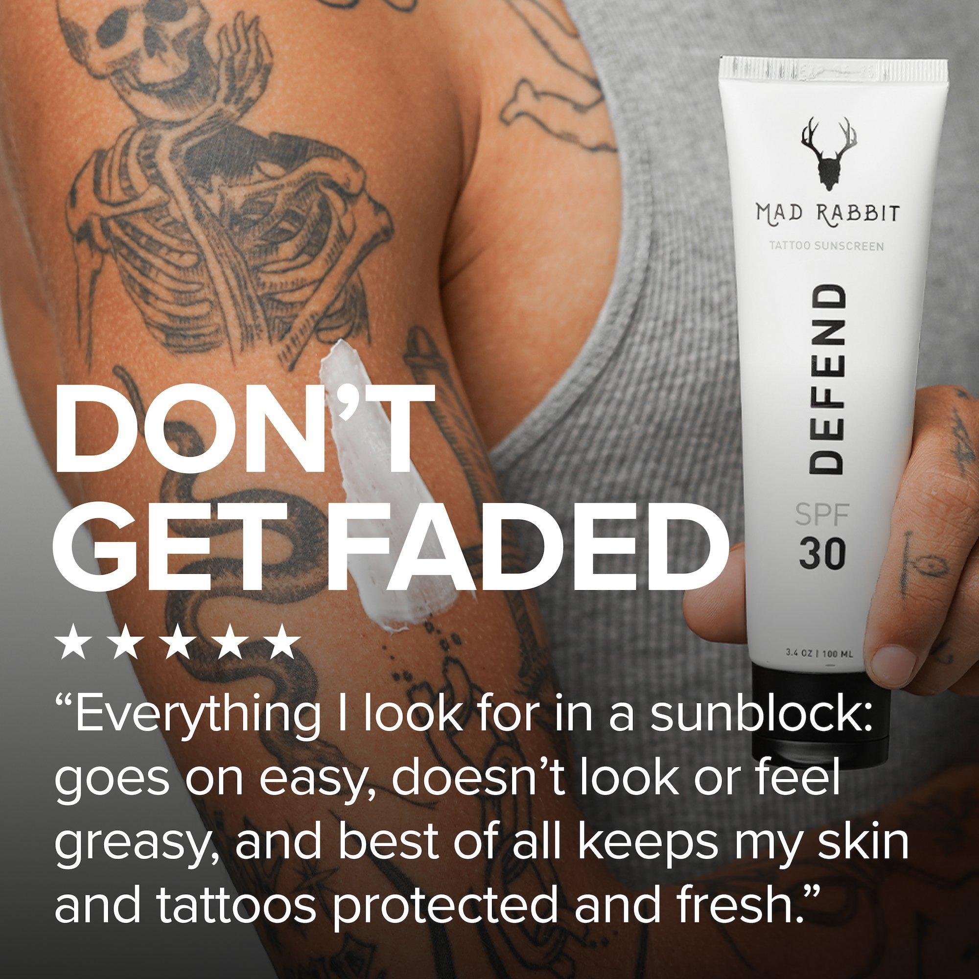 Солнцезащитный крем для тату Mad Rabbit Tattoo Defend SPF 30 — фото 5