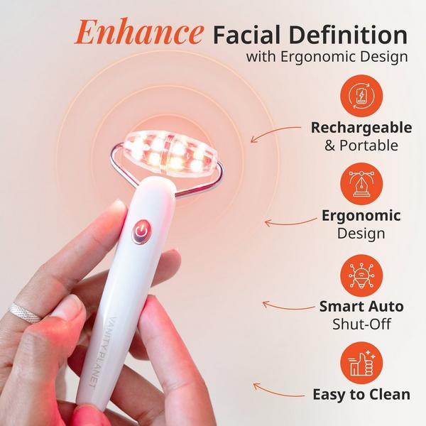 Vanity Planet Mila LED Facial Roller #6