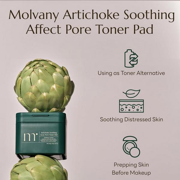 Molvany Artichoke Soothing Affect Pore Toner Pad #7