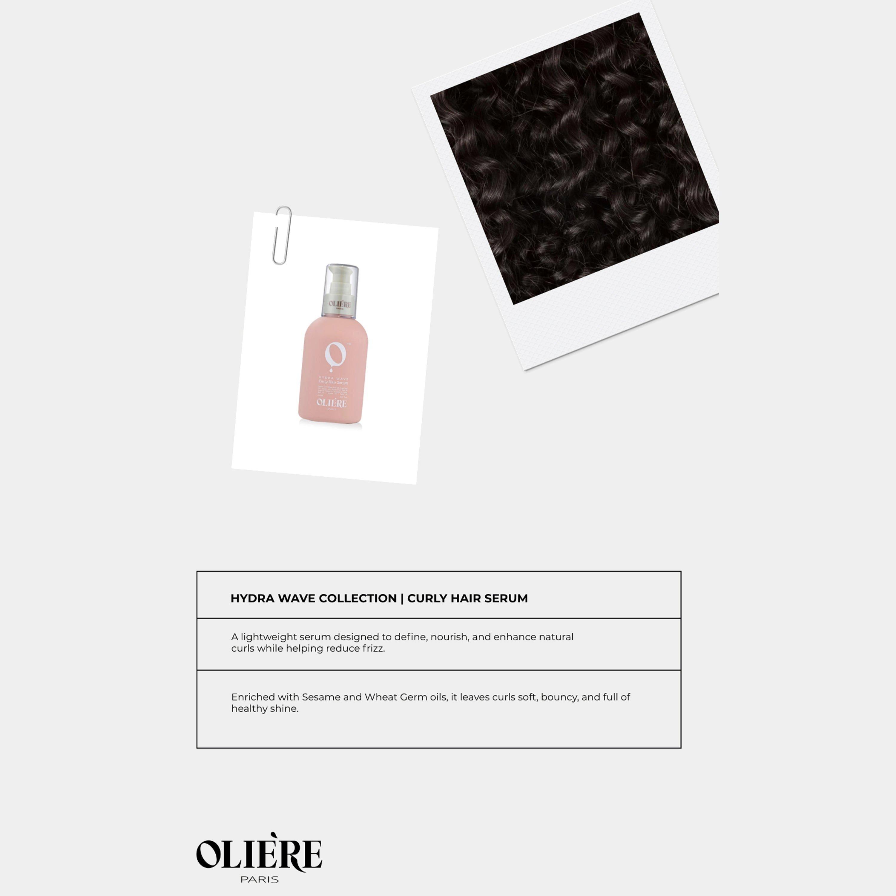 Увлажняющая сыворотка для кудрявых волос Oliere Paris Hydra Wave — фото 4