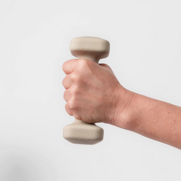 WeGym SafeGrip Dumbbells Middle Set with Dark Rack #4