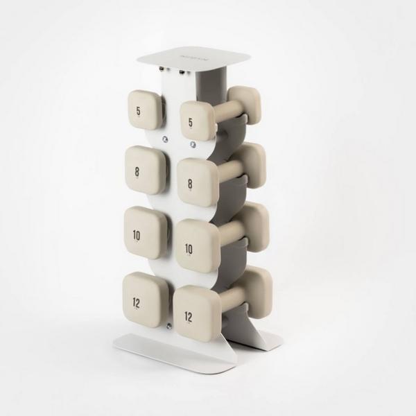 WeGym SafeGrip Dumbbells Middle Set with Light Rack #1