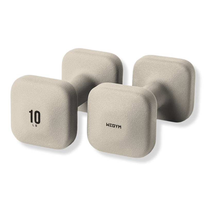 WeGym - 10 LB SafeGrip Dumbbells - Sandstone | Ulta Beauty