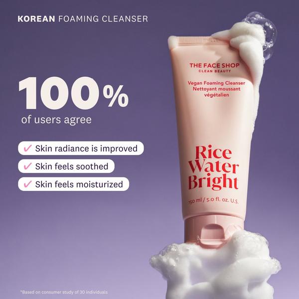 The Face Shop Rice Water Bright Foaming Cleanser #2
