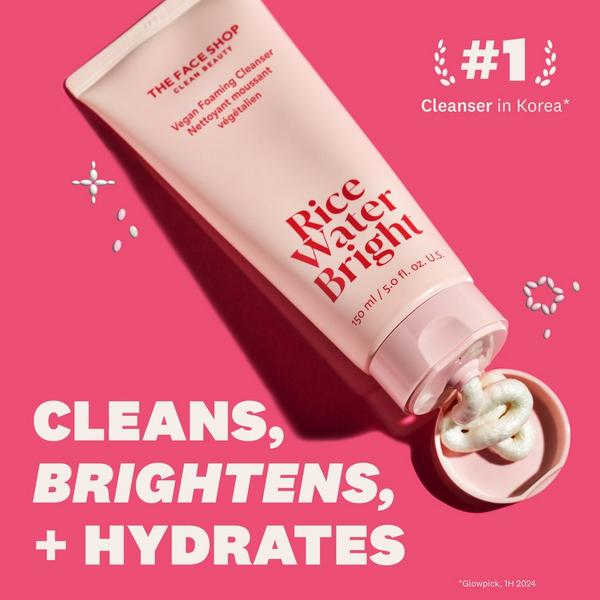 The Face Shop Rice Water Bright Foaming Cleanser #8