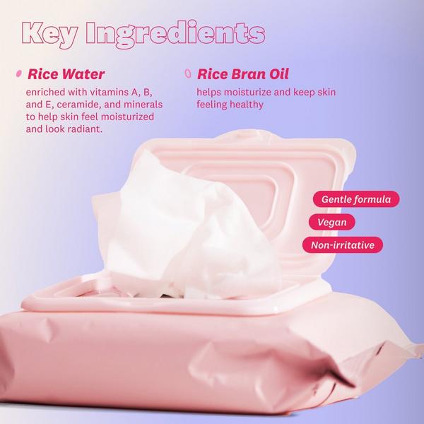 The Face Shop Rice Water Bright Cleansing Facial Wipes #5