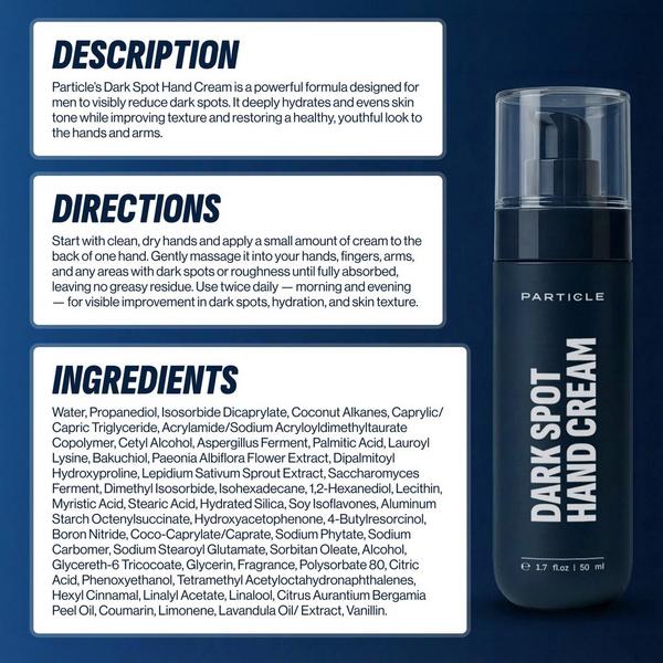 Particle for Men Hand Cream #4