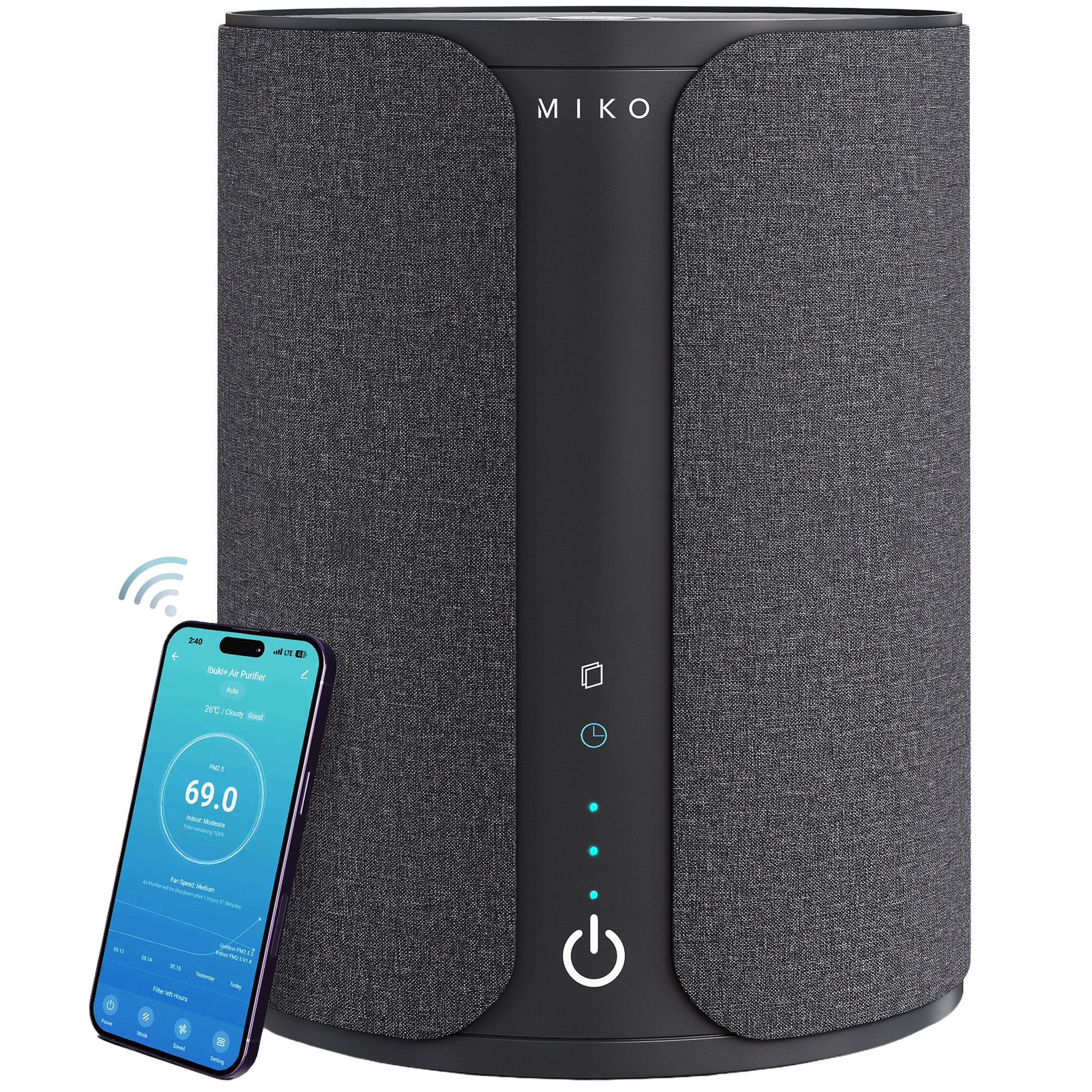 Miko Ibuki 2.0 Air Purifier with App Control and Aroma Tray #1