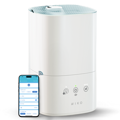 Miko Breeze + Smart Humidifier with App Control and Oil Tray