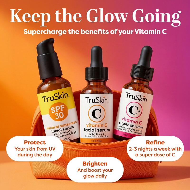 TruSkin - Daily C Essentials: Vitamin C Serum + Vitamin C Super